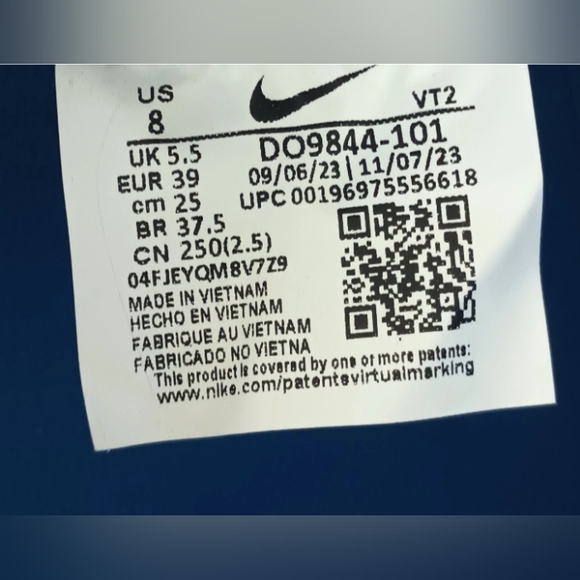 Nike Air Max 1 '86 Premium Women's Shoes White Royal Blue DO9844-101 ( NEW ) - Picture 10 of 12